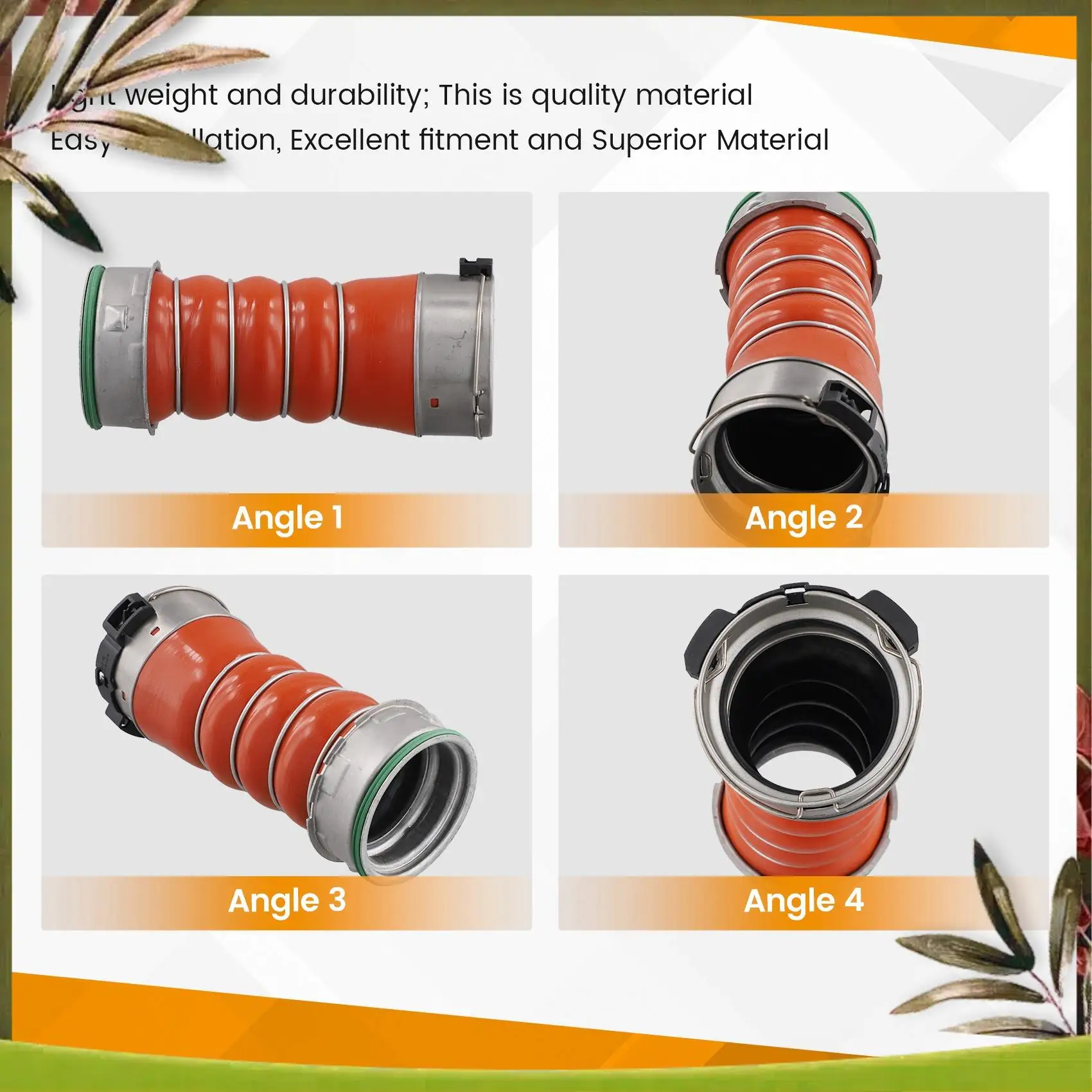 

Portable 11617807987 Turbo Charge Air Intake Hose For BMW X5 E70 LCI F15 X6 E71 F16 Coolant Incooler Hose Car Accessories