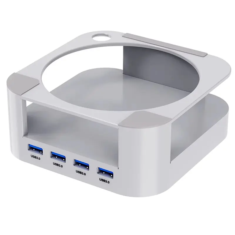

Superior-Mini Docking Station USB Hub Desktop Stand For 2024 Mac Mini Computer PC Accessories For Mac Mini Pro
