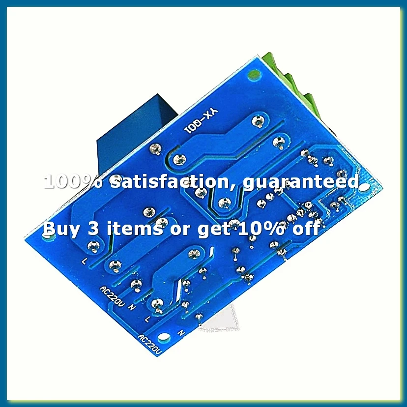 220V 2 Way Power Automatic Switcher 10A Dual Power Supply 2 in 1 Out Power Failure Transfer Switch Board Module