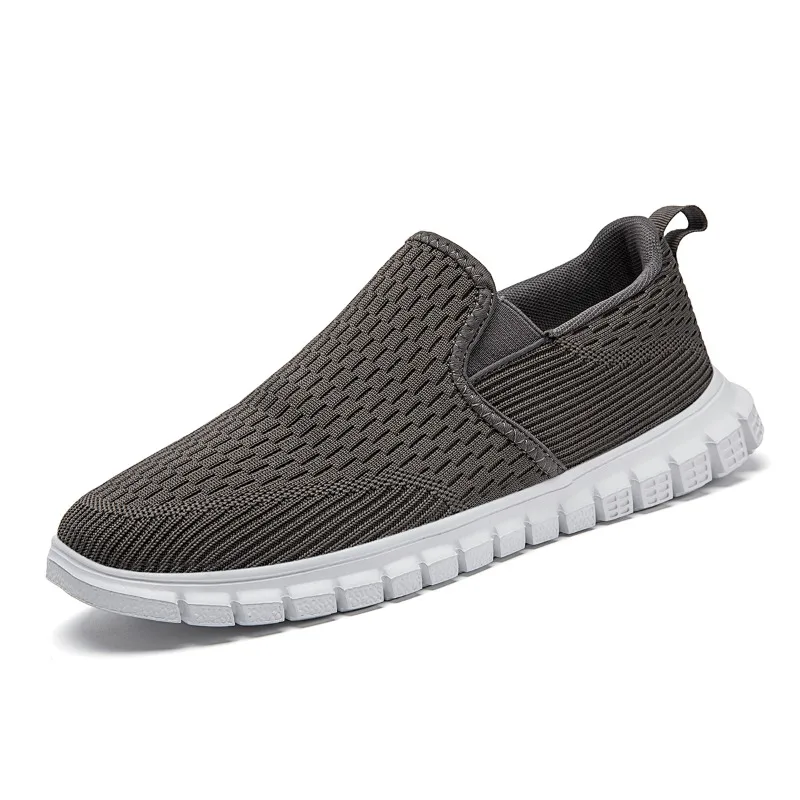 Herren schuhe Sommer Segeltuchs chuhe atmungsaktiv bequem im Freien Slip on Walking Sneakers klassische Slipper für männliche Tennis Größe 46