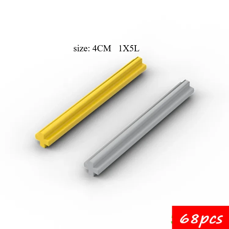 

68PCS High-Tech Assemble Particle 32073 1x5 Cross Axis 39.5 Building Blocks Kit Replaceable Part Toys For Children Gifts