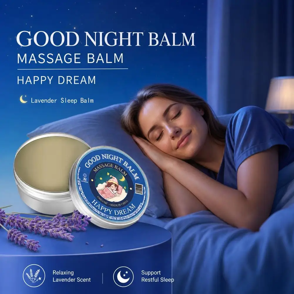 30ml Goodnight Fragrance Cream Natural Plant Lavender Sunflower Helps Sleep Soothing and Relaxing Fragrance Cream For Sleep