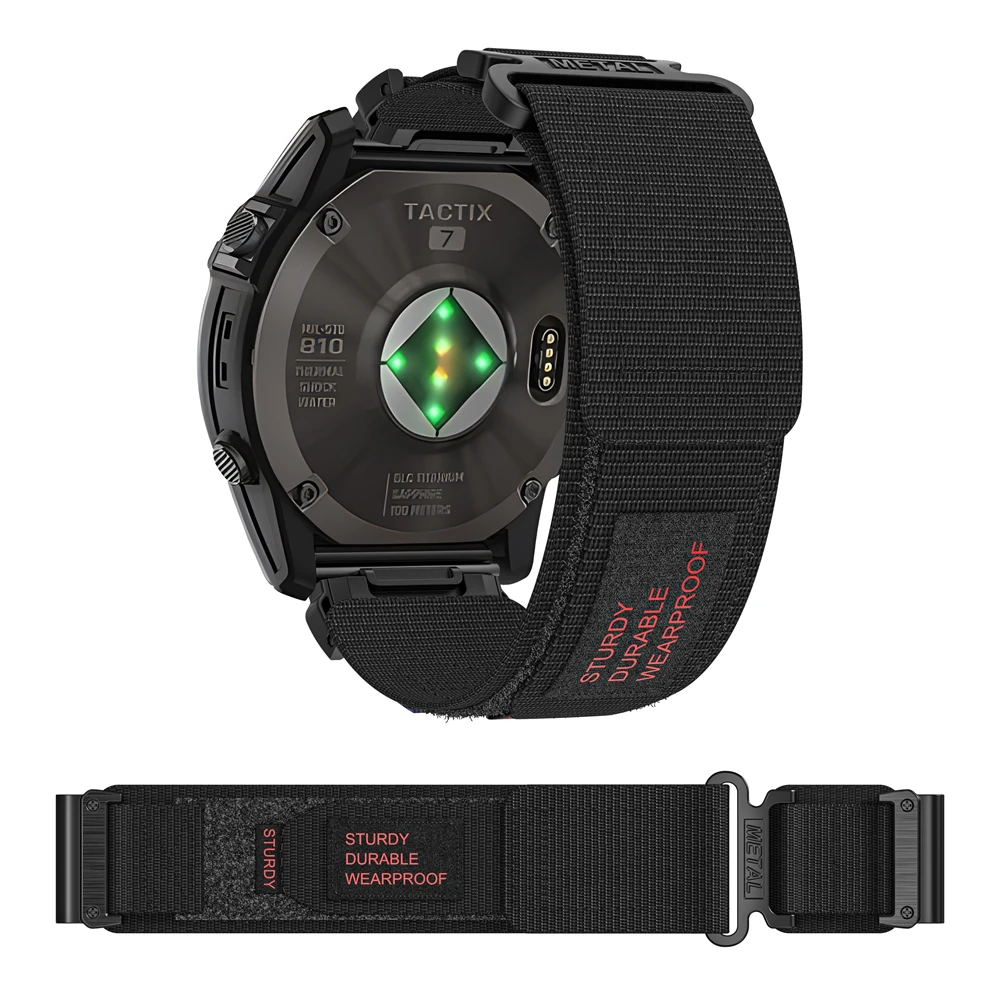 Sports Nylon 22mm 26mm Strap For Garmin Descent Mk3i 51mm Mk2 Bracelet For Garmin Enduro 2 MARQ/Epix Gen 2 Band Quick Accessorie image 5