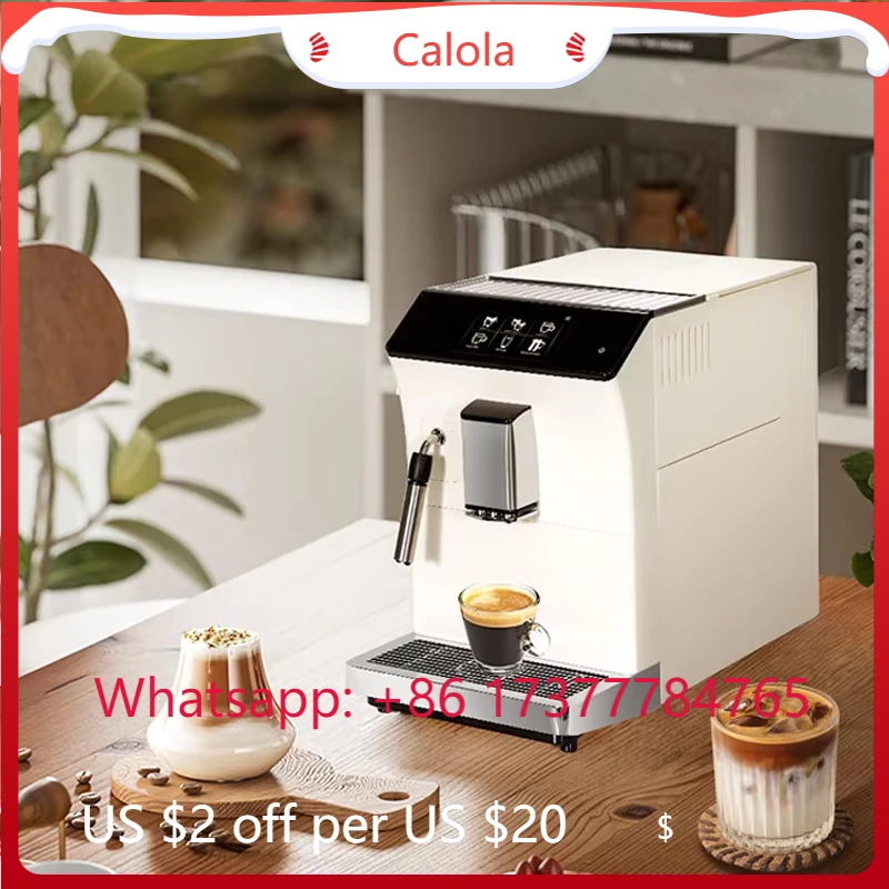 Professional Fully Automatic Coffee Maker – Steam Wand Milk Foam Function, Perfect for Coffee Businesses