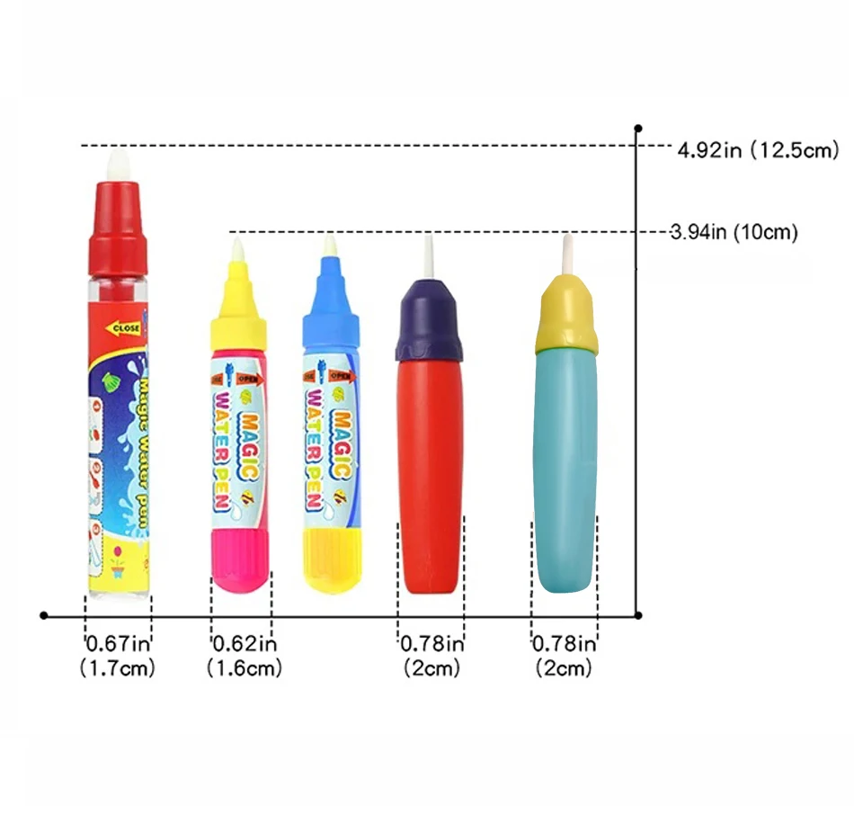 Magic Pen Doodle Pen Painting Mat Toys Pen Writing Mat Pen Water Drawing Toys Replacement Tool Educational Toys for Kids