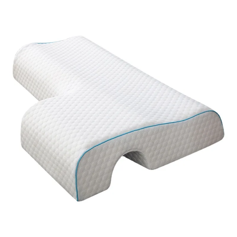 

Purenlatex Couple Pillow Orthopedic Memory Foam Protect Cervical Vertebra Release Arm Pain Pressure Pillow for Side Sleeper