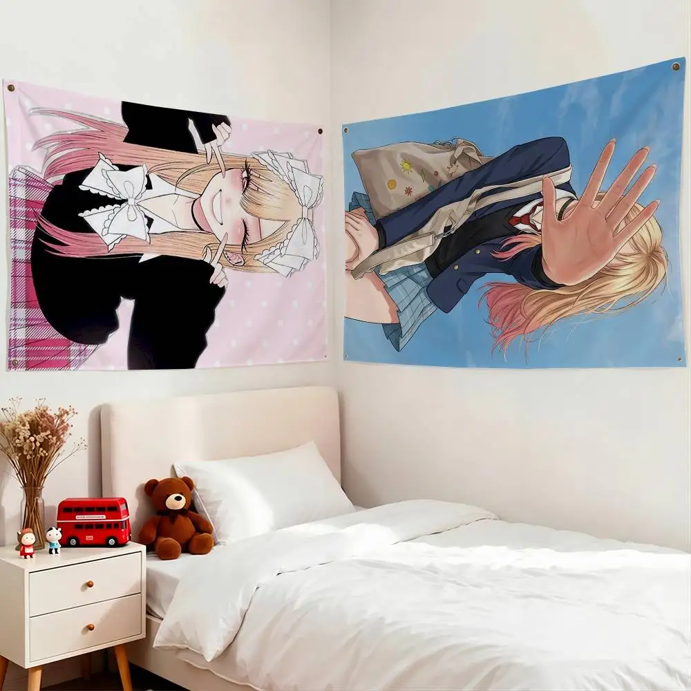 Top-selling My Dress-Up Darling Flags for Bedrooms Home Decor Items Outdoor Decors Garage Decoration Flaga