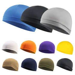 Cappello estivo Unisex ad asciugatura rapida traspirante casco da bicicletta per moto berretto con fodera interna cappello di protezione UV per esterni passamontagna berretto da ciclismo