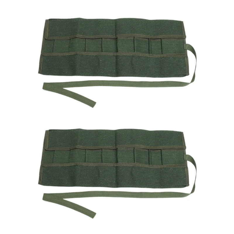 

2Pcs 600X430mm Japanese Bonsai Tools Storage Package Roll Bag Canvas Tool Set Case