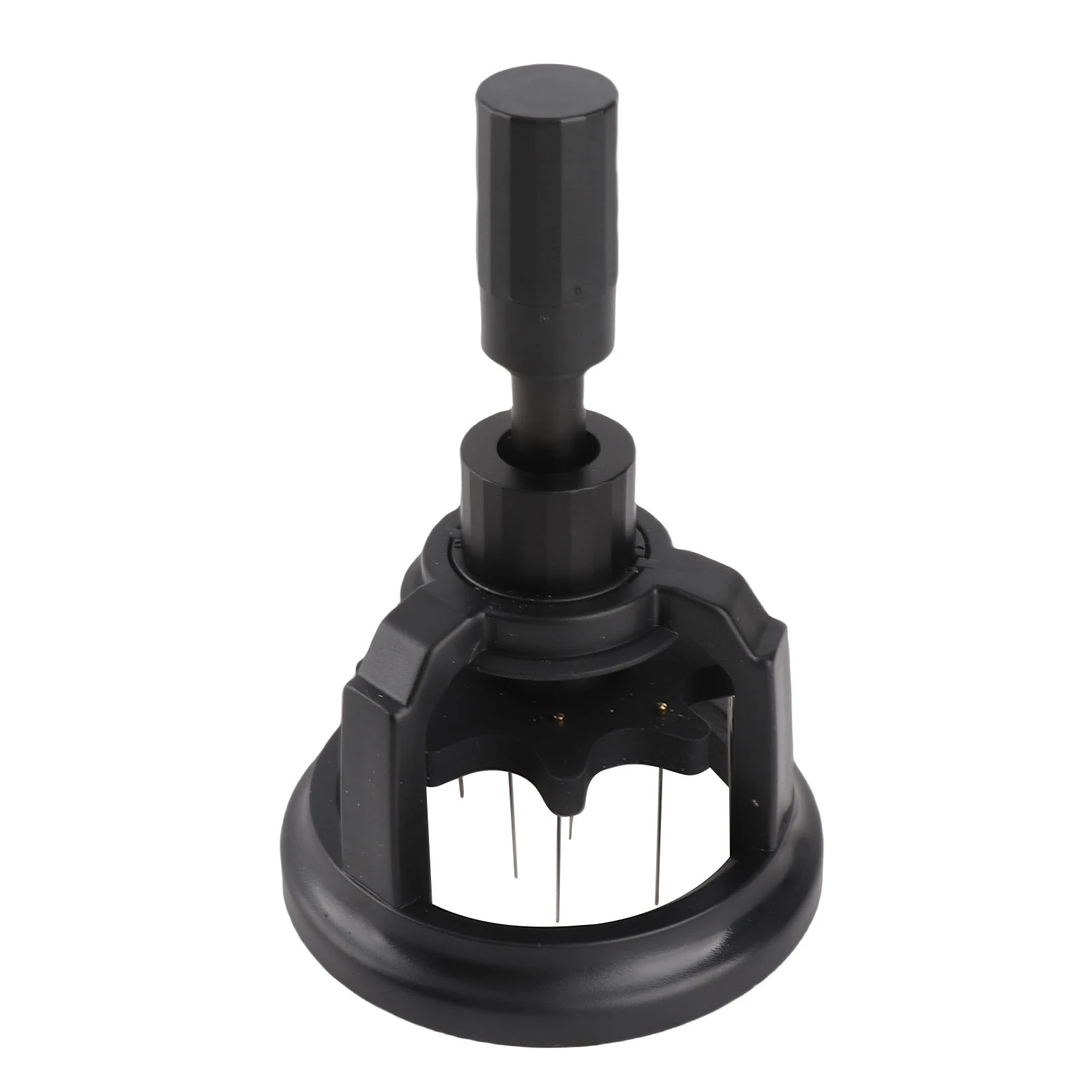 Coffee Stirrer Tool Rotation Type Magnetic Stainless Steel Multifunctional Hand Needle Type Distribution Tool 58mm