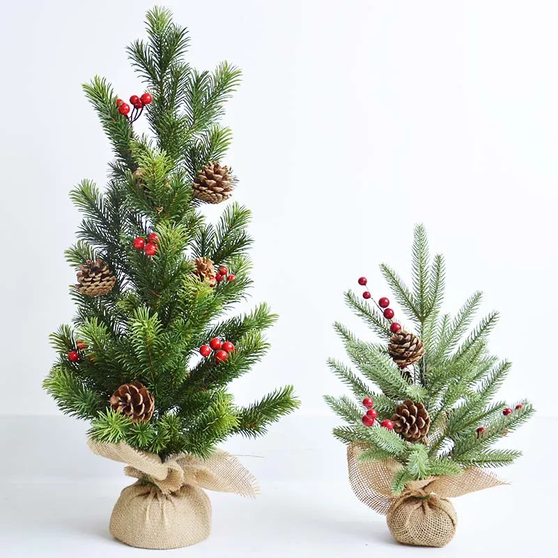 

Mock Christmas tree home decoration, artificial plants, bonsai, garden decoration