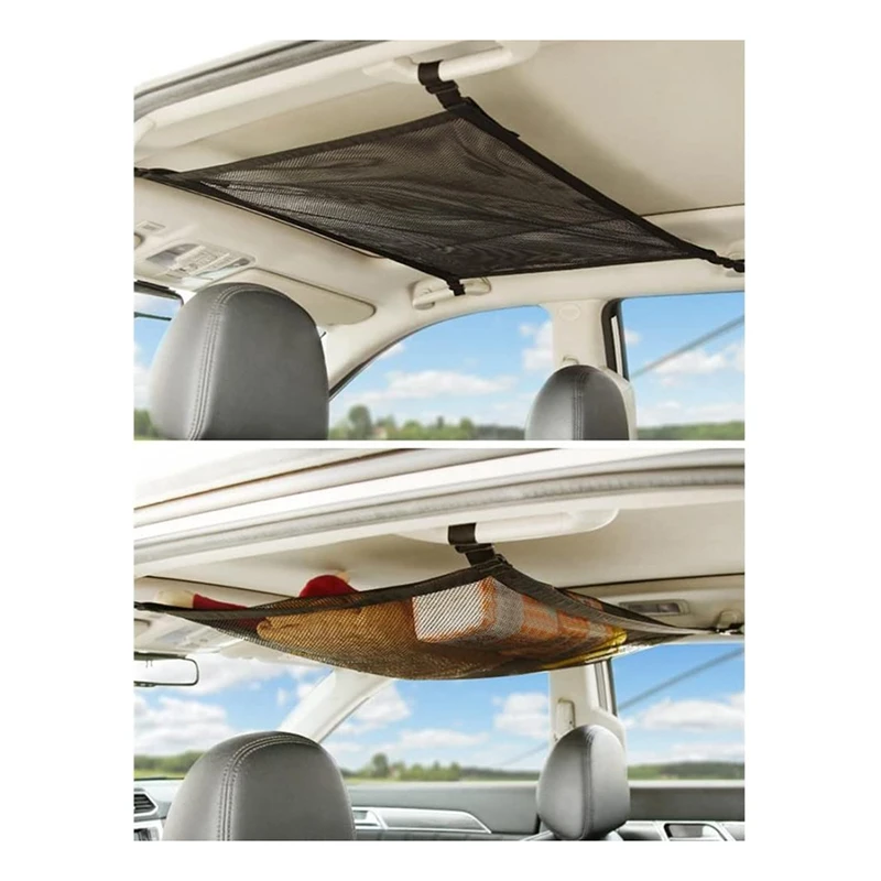 Car Ceiling Cargo Net More Firm Car Ceiling Cargo Net For Car Camping Accessories