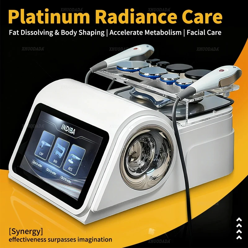 448KHZ Device RF Tecar Therapy RET CET Diathermy Body Sliming Machine Pain Relief Skin Tightening INDIBA  Equipment