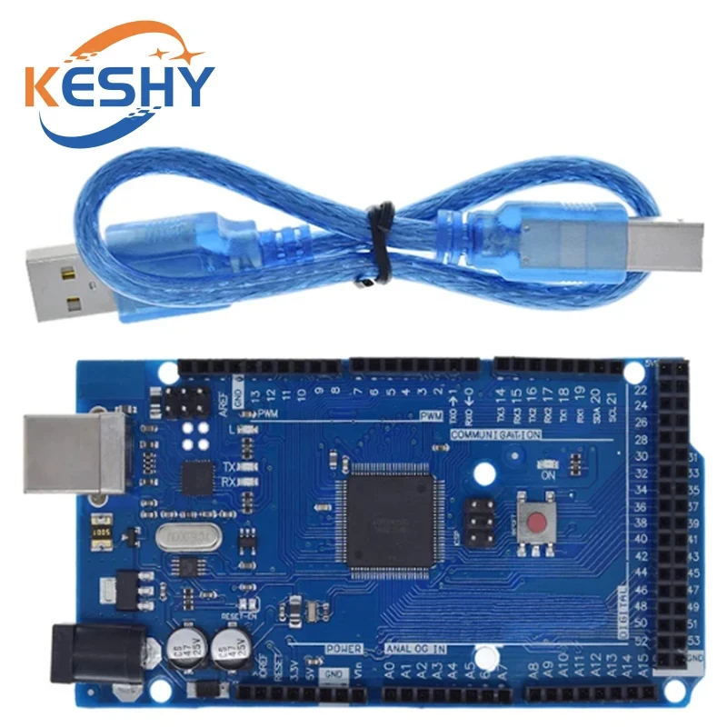 Mega2560 ATMEGA16U2/Pro Mini MEGA 2560 Mega + WiFi R3 ATmega2560 Chip CH340G Per Arduino Mega R3 Scheda di Sviluppo WeMos ESP8266