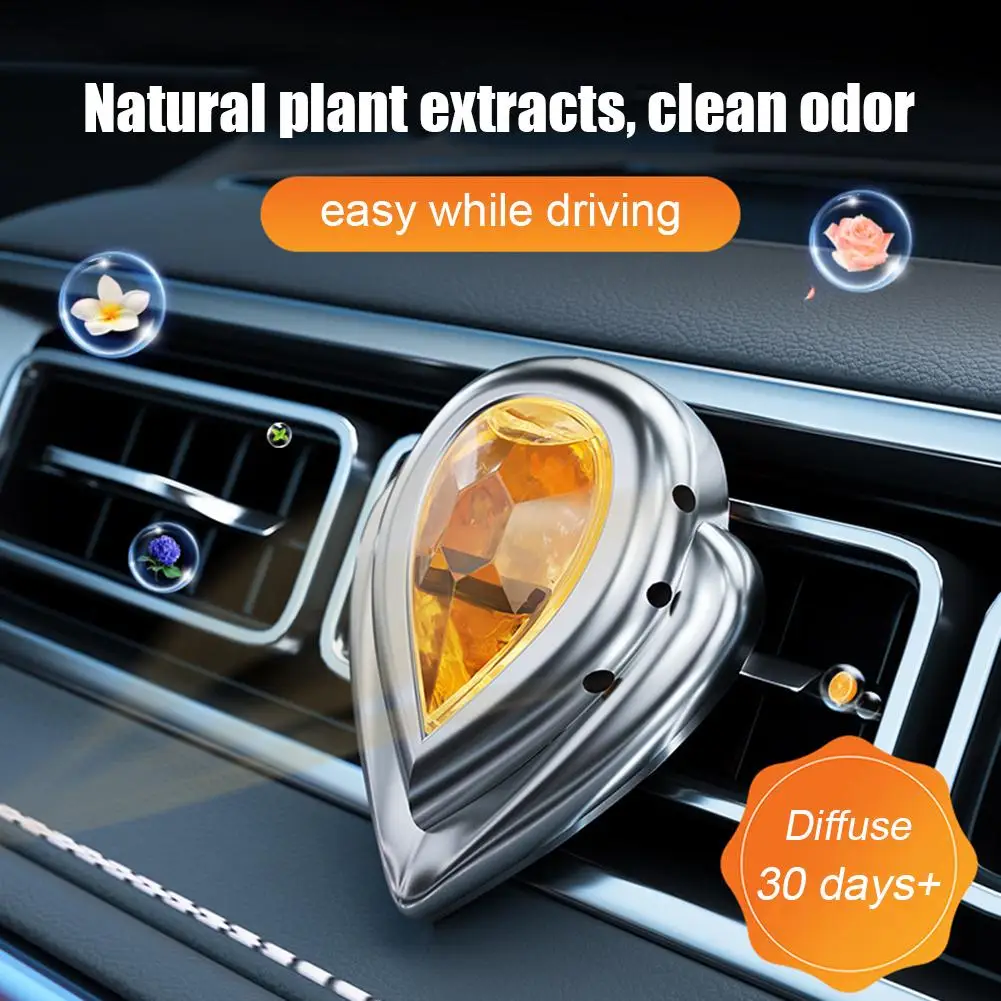 Natural Plant Essential Oil Auto Air Conditioning Outlet Aromatherapy Car Interior Freshener Environmental Protection Perfume