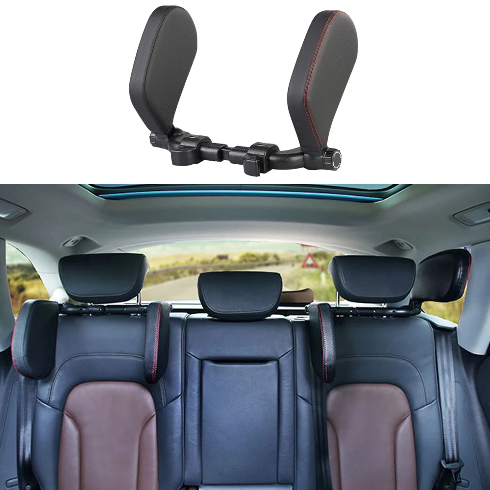 Car Neck Headrest Pillow Cushion Seat Memory Foam Pad Sleep Side Head Telescopic Support on Cervical Spine for Adults Child view 6