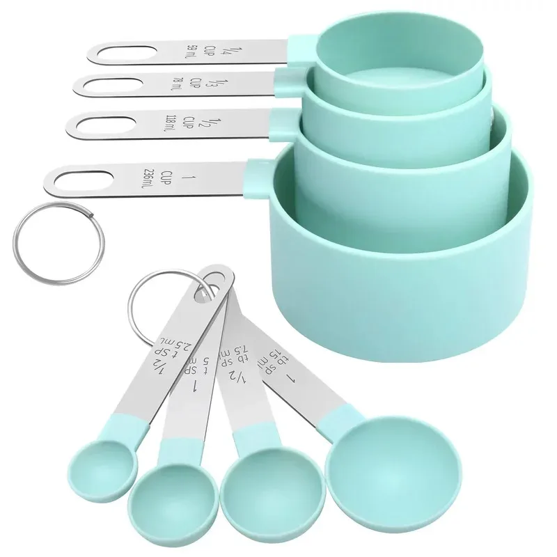 4pcs Measuring Spoon/Cup Teaspoon Multipurpose Spoon Cake Baking Flour Food Measuring Cup Home Kitchen Cooking Tools