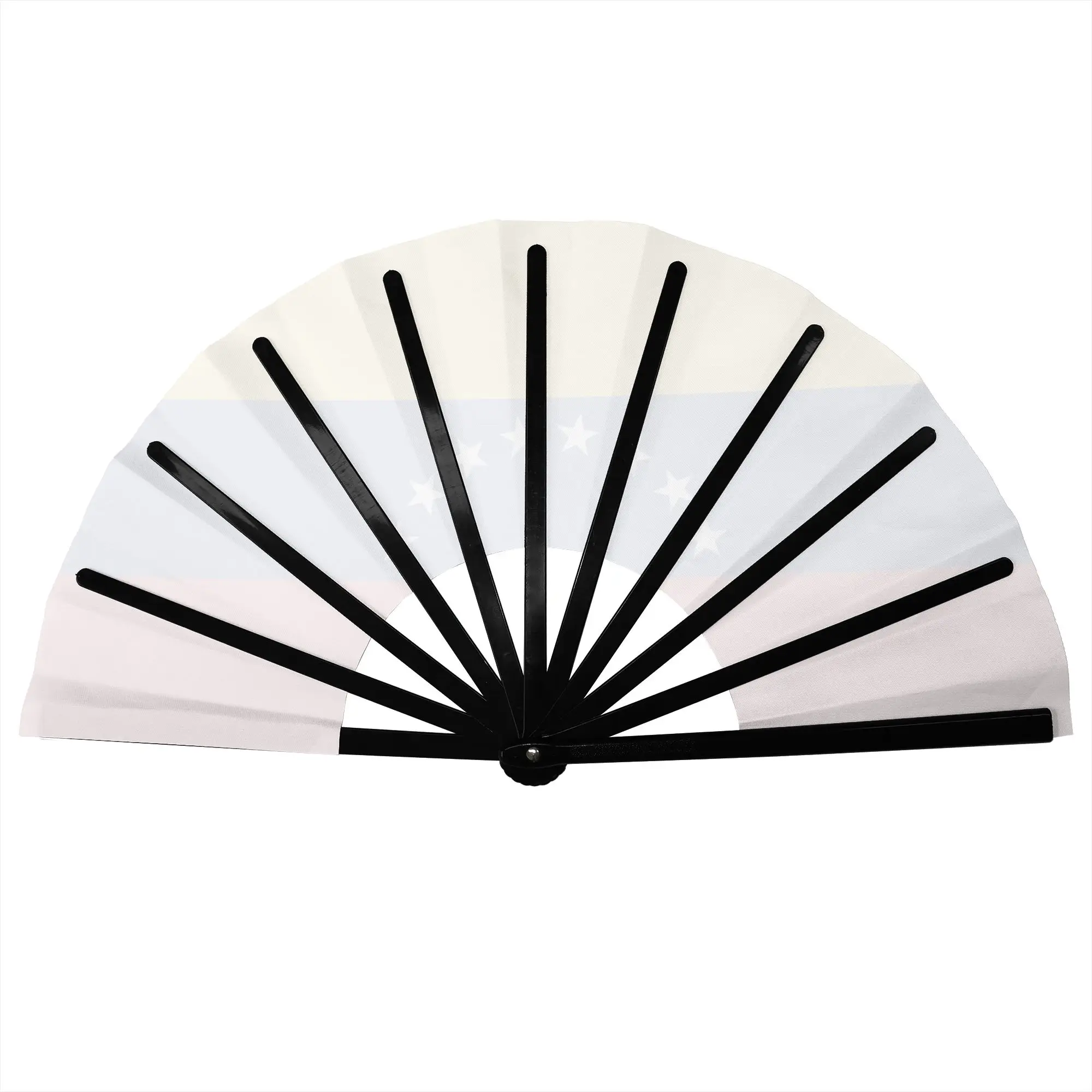 Flag Of Venezuela Stylish Hand Fan Unisex  Printed Polyester Fan Aesthetic Costume Prop Folding Fans For Wedding Party Gift