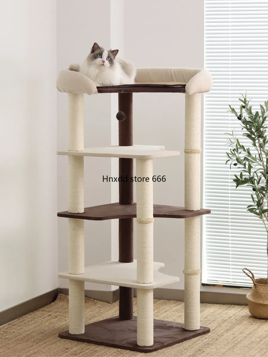 Variable multi-layer large bed cat nest, tree cat climbing frame integrated