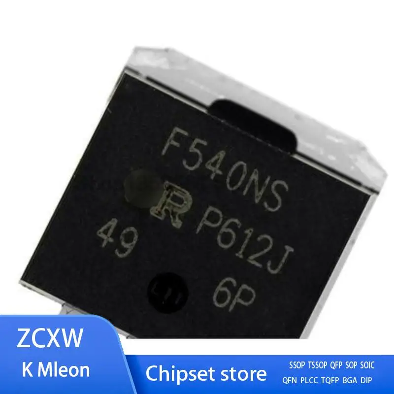 10 PÇS/LOTE IRL540NS L540NS IRL540NL IRL540 IRF540NS F540NS TO-263 36A 100V MOSFET