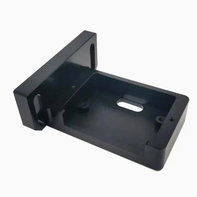 

High Precision Metal Mold Cnc Bending Machine Parts Metal Processing Engineering Plastic Black Mounting Base