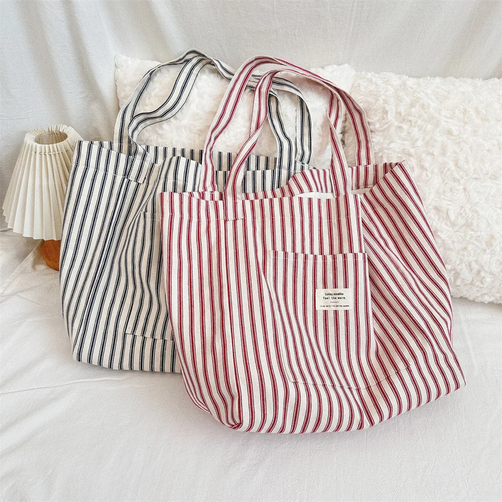 Canvas Damen Shopper Bag – Große Umhängetasche Mit Reißverschluss, 36,8 X 30,9 Cm (Kaffee, Blau, Beige, Grau)