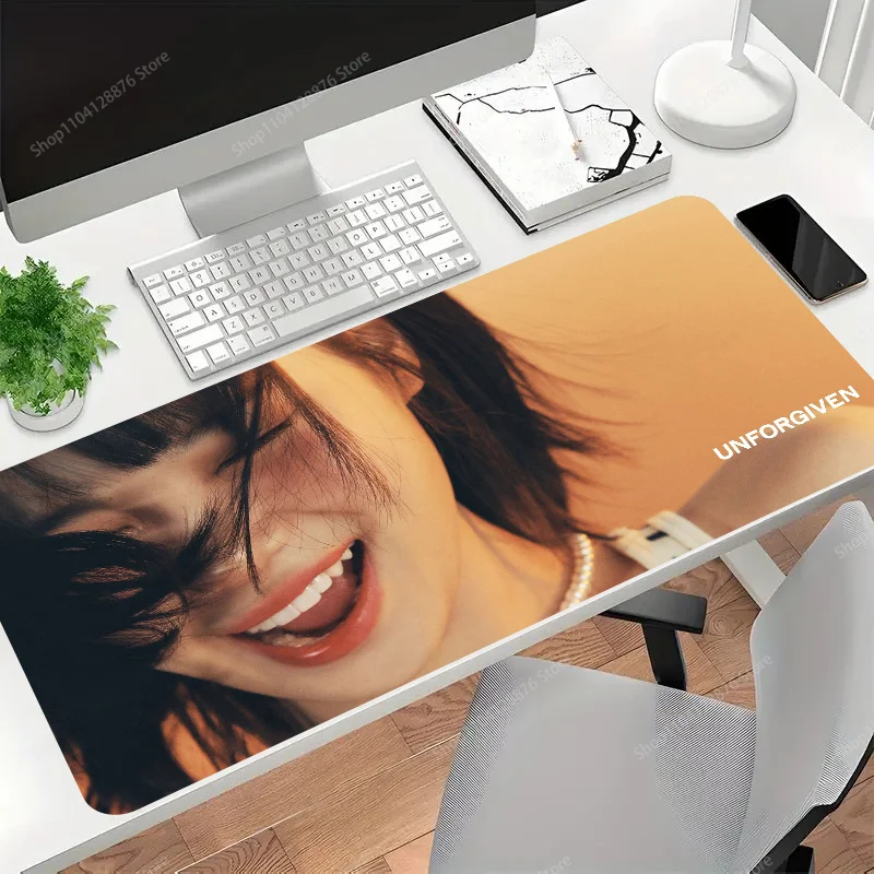 Singer Chae Won Ablum UNFORGIVEN Mousepad Gaming Mouse pad Gamer Pc Accessories Deskmat Keyboard Mat Desk Protector Mause Pads