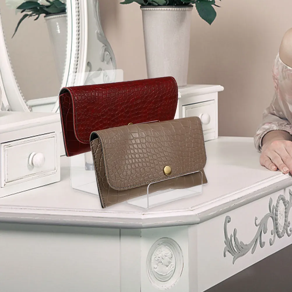 

Многослойная прозрачная акриловая подставка для дисплея, полка-органайзер для кошелька, стеллаж для хранения ювелирных изделий, столешница, стеллаж для выставки товаров