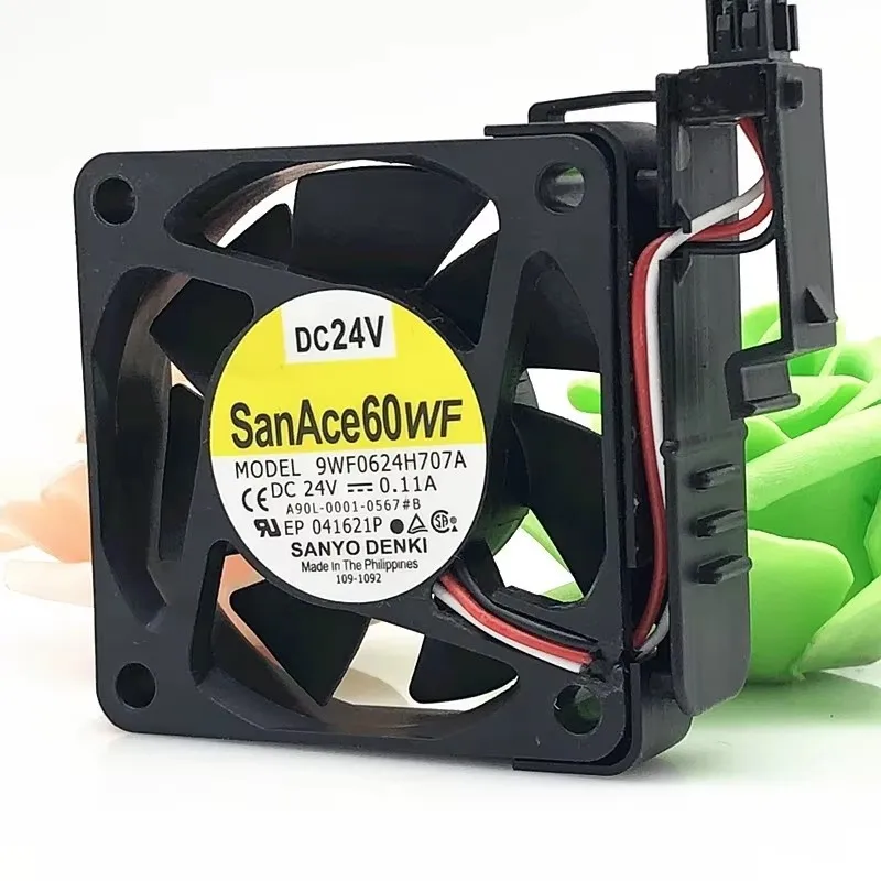 9WF0624H707A 6CM 60 * 60 * 15mm 24V 0.11A original fanuc servo fan with bracket