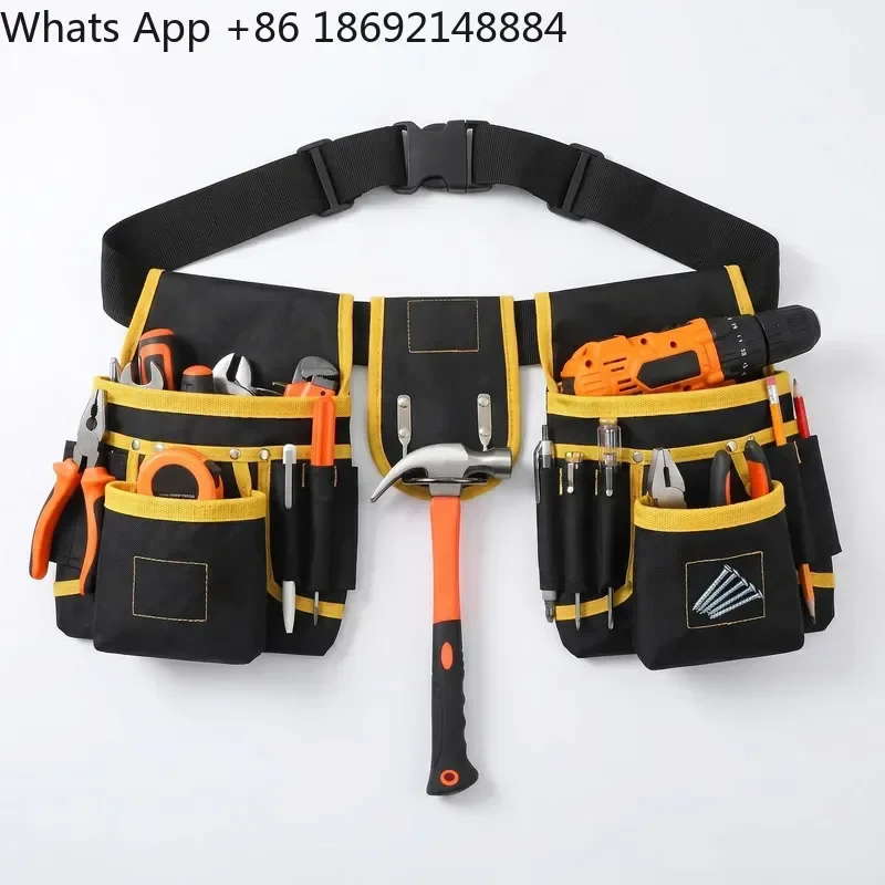 Multi-function Adjustable Multi-pocket Strong Magnetic Repair Kit Waist Bag Tool Storage Belt Bag