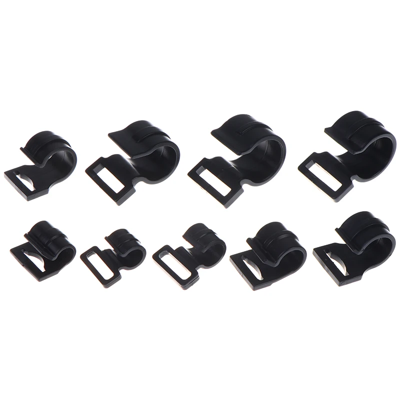 【YY26】10 Stück Outdoor-Camping-Zelt-Schnapphaken, schwarze Kunststoff-Lanyard-Haken in den Größen 9–25 mm für Markisen und Wohnwagen – Detail 6