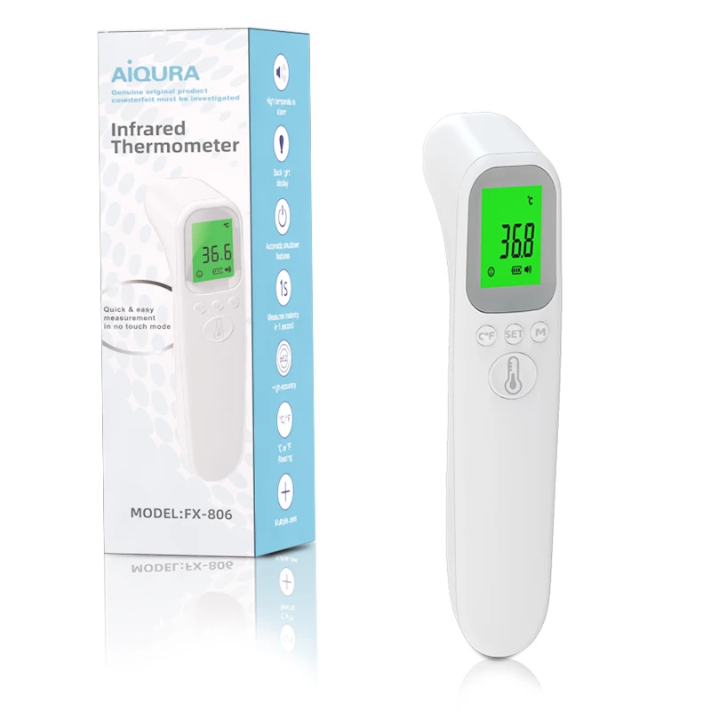 Digital Forehead Thermometer Electronic Contactless Clinical Accuracy Non-contact Body Temperature Meter Fever For Adult Child