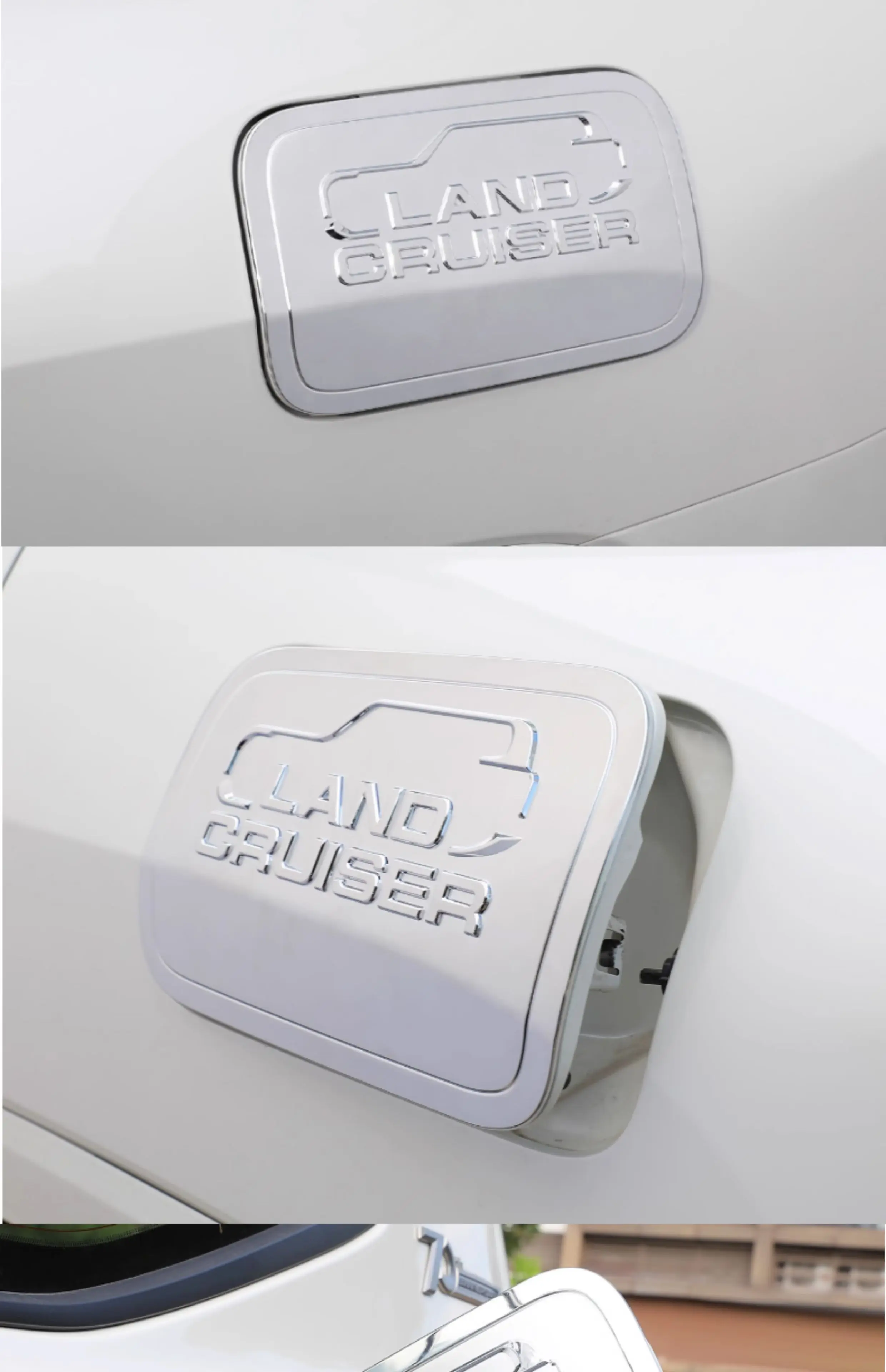 

Applicable to LC300 fuel tank cover decorative sticker fuel tank cover sticker Toyota Land Patrol appearance modification parts