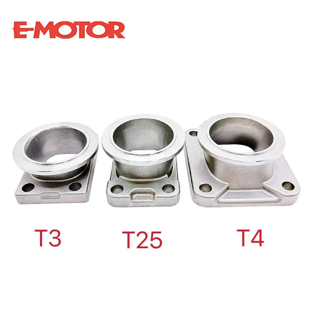 4 Bolt Square Flange to V-Band Wastegate Adapter GT28 GT30 T4 view 2