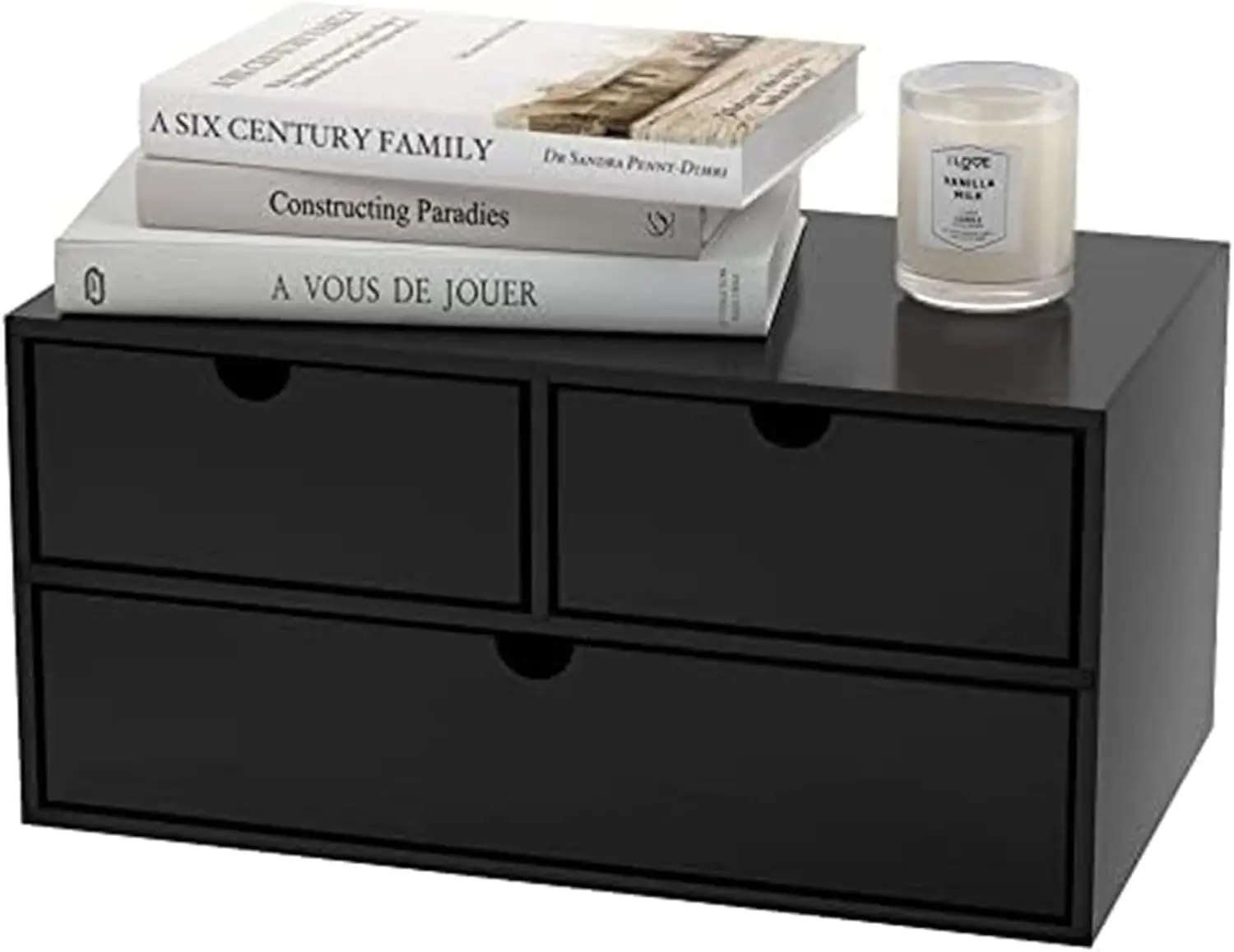 

Мини-органайзер для стола из бамбука для офиса или дома, черный цвет