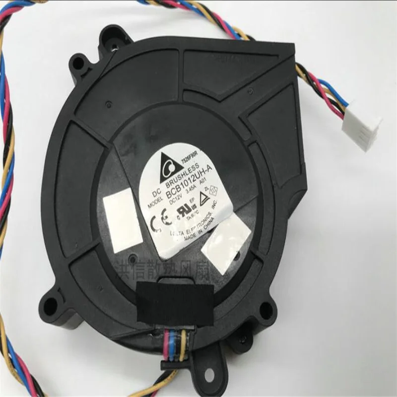 Original Delta 9CM 12V 3.45A BCB1012UH-A four-wire sweeping robot fan blower fan