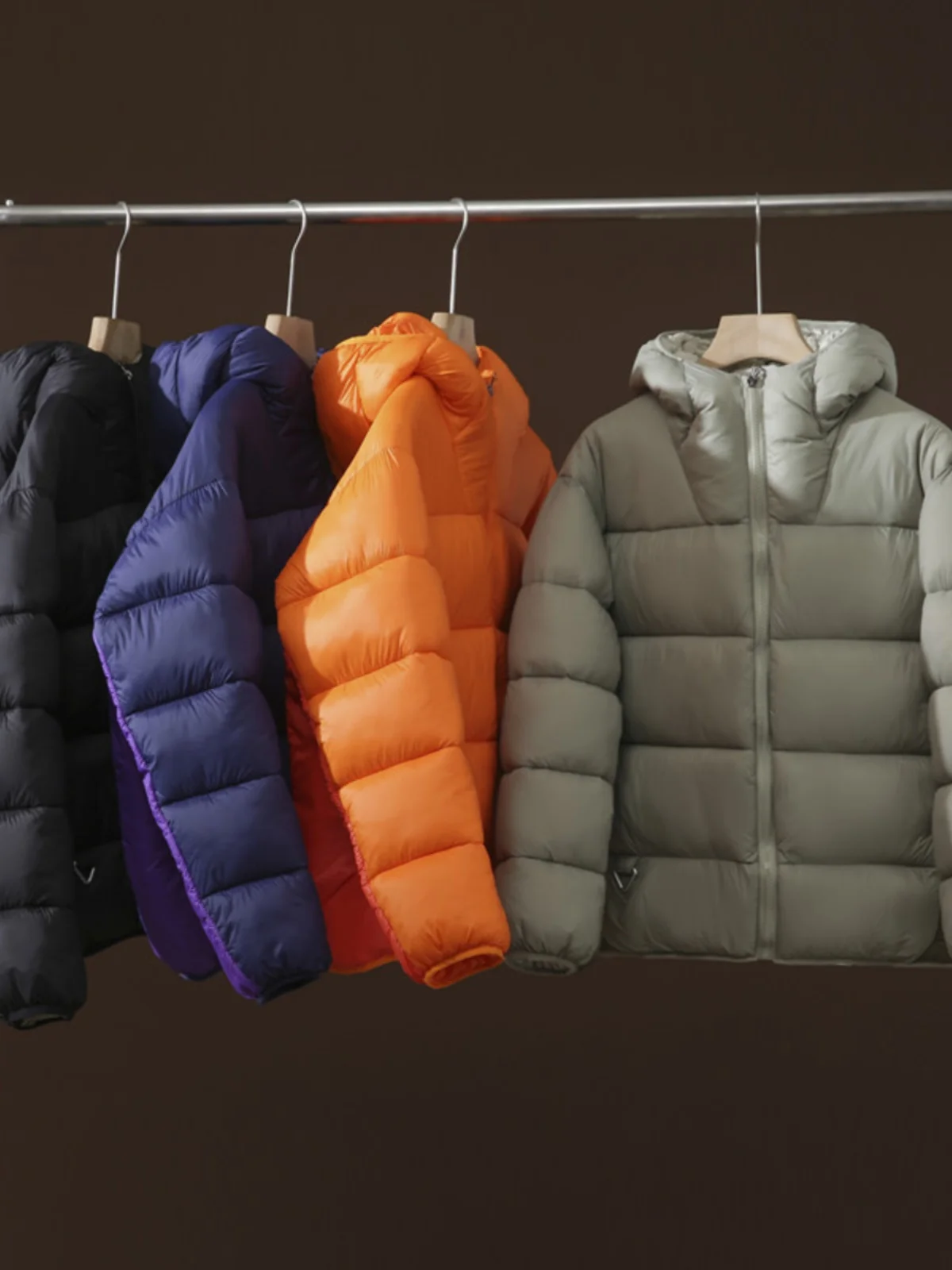 

Thiened Casual Hooded Cotton Jaet for Men Winter Outdoor High Puffin Couple Clothes Stand Fit Warm Youthful Sle