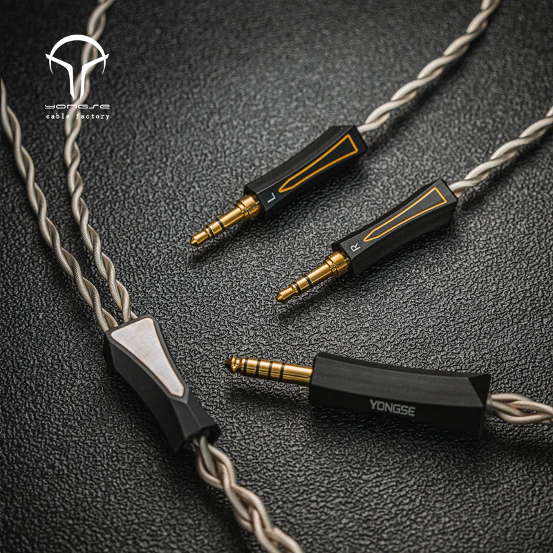Yongse KuroKami 6N Silver-plated Single Crystal Copper + Graphene Shielding Layer Earphone cable
