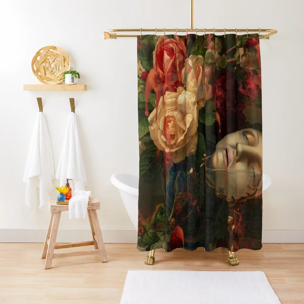 

DARK SPRING Shower Curtain Waterproof Shower Shower For Bathrooms Anime Bathroom Elegant Bathroom Curtain