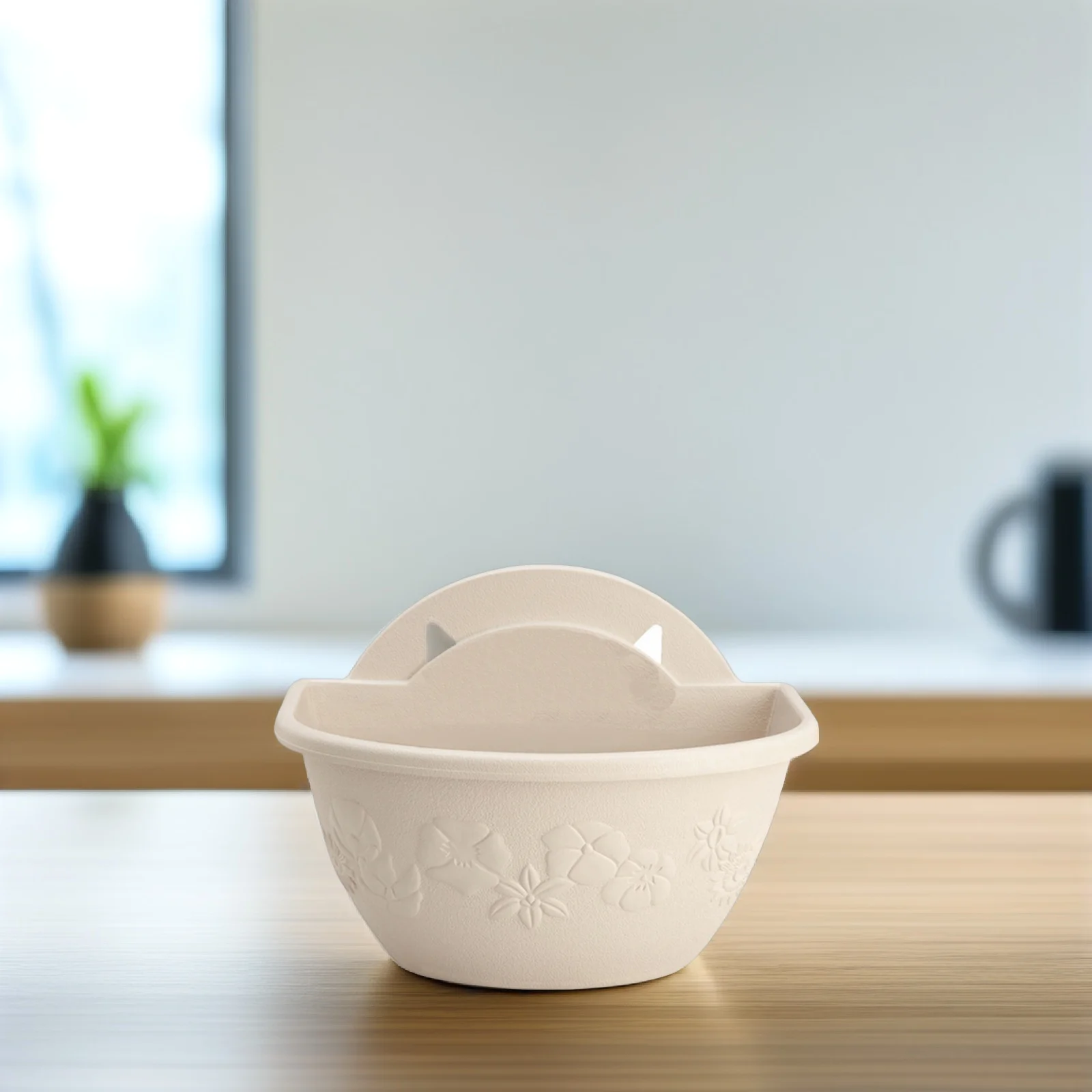 

Indoor Semi-circular Wall Hanging Basin Plant Flower Pots Flowers Plants Basket