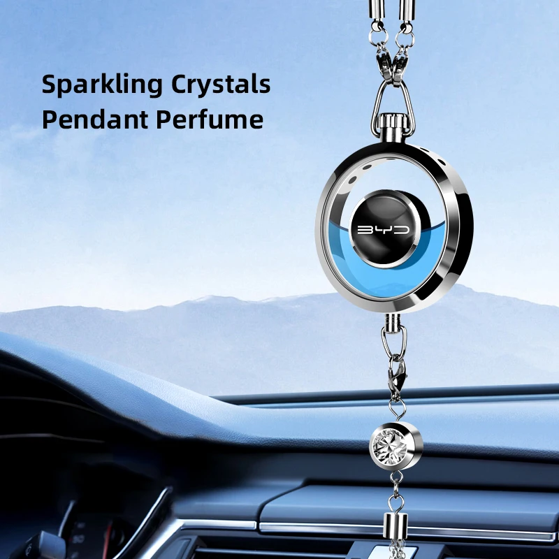 Car Perfume Pendant Air Freshener Diffuser Deodorant Aromatherapy for BYD EV Sealed Dolphin DM-i ATTO 3 Qin Pro Tang Yuansuo