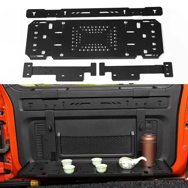 

Подходит для стеллажа для хранения задней двери Tank 300, складной стол, модификация доски, багажник, стеллаж для хранения, расширение, аксессуары для интерьера