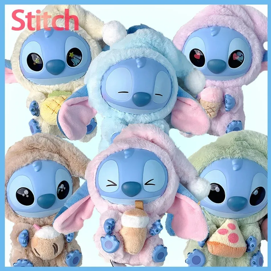 

2025 Animals Party Series Blind Box Toys stitch Cute Mysterious Box Flocking Fluffy Dolls Decor Gift Bag Pendant Cute Toy