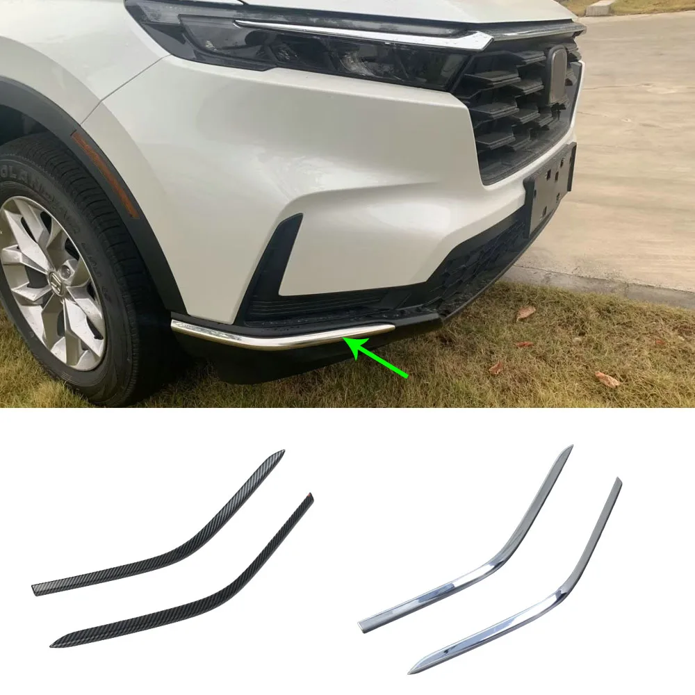 

Car Front Bumper Diffuser Side Corner Trim ABS Plastic Eyebrow Frame Auto Exterior Accessories For Honda CRV CR-V 2023 2024