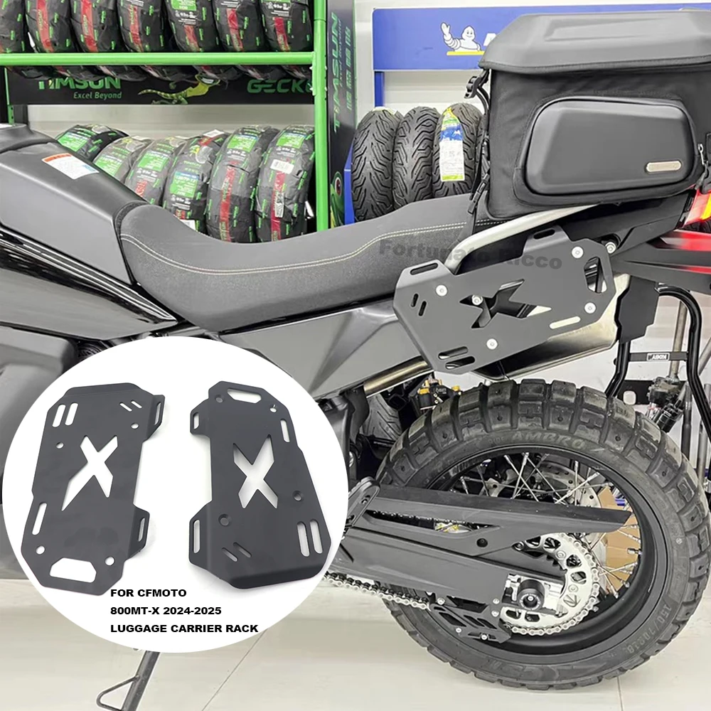 

For CFMOTO 800MT-X Motorcycle Side Luggage Rack 800 MT X MTX800 Side Bag Bracket Luggage Sidebox Storage Brackets Holder