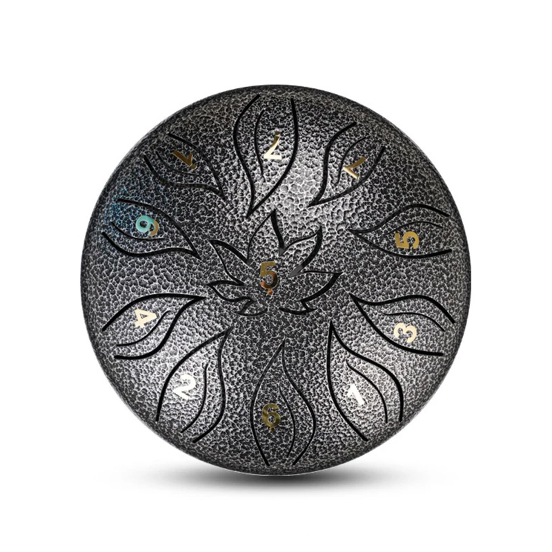 

6-Inch 11-Tone Steel Tongue Drum Mini New Ethereal Drum Retro Music Drums Musical Instrument Professional Percussion Instruments