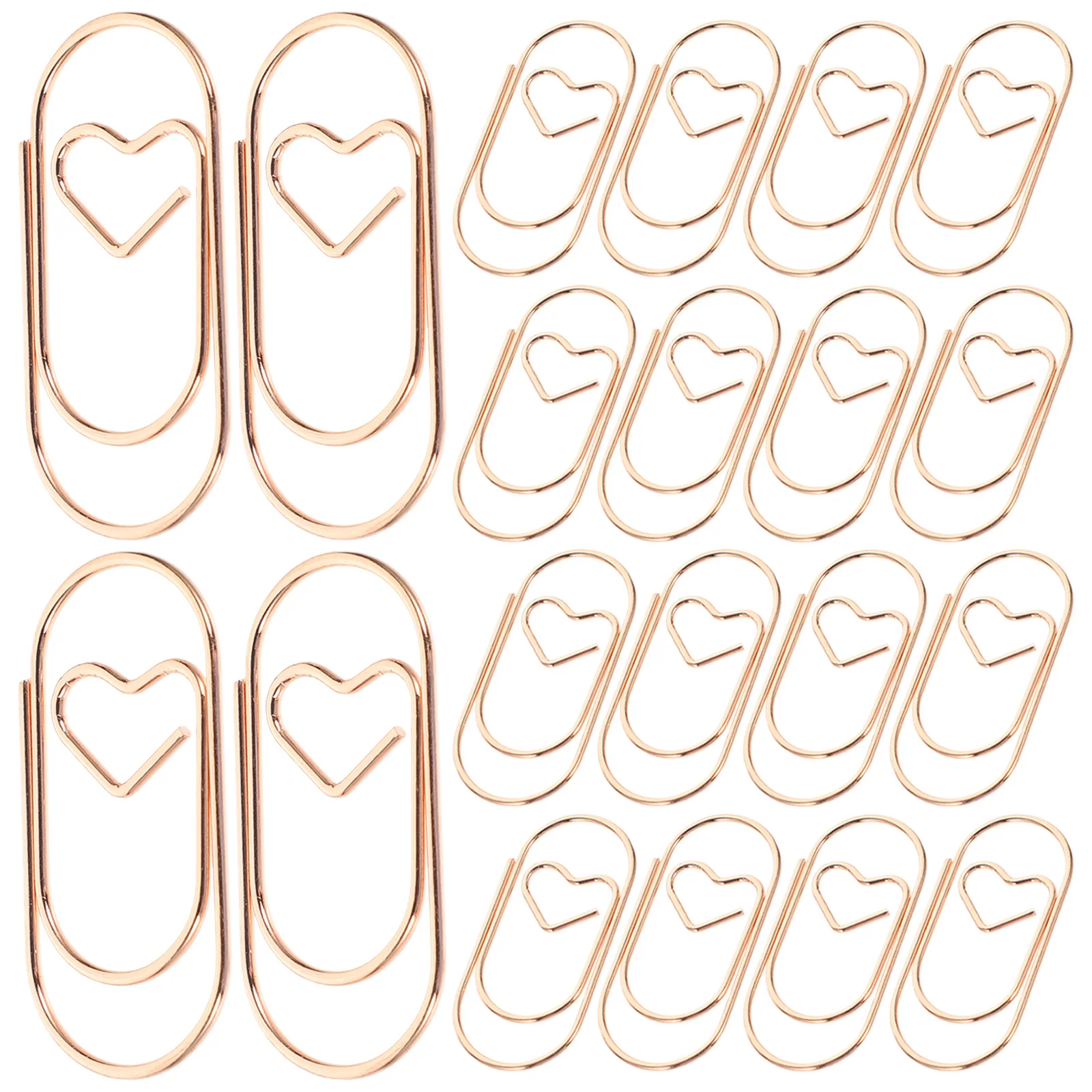 20pcs Metal Bookmarks Creative Paper Clips For Documents Files Photos Home Office School Use Small Document Clips Office