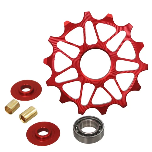Imagen 2 del producto Guía de 12T, 14T, 16T, polea de cerámica para bicicleta de montaña y carretera, desviador trasero, rodamiento de cerámica, rueda Jockey para Shimano Sram GX xx1, pieza de bicicleta