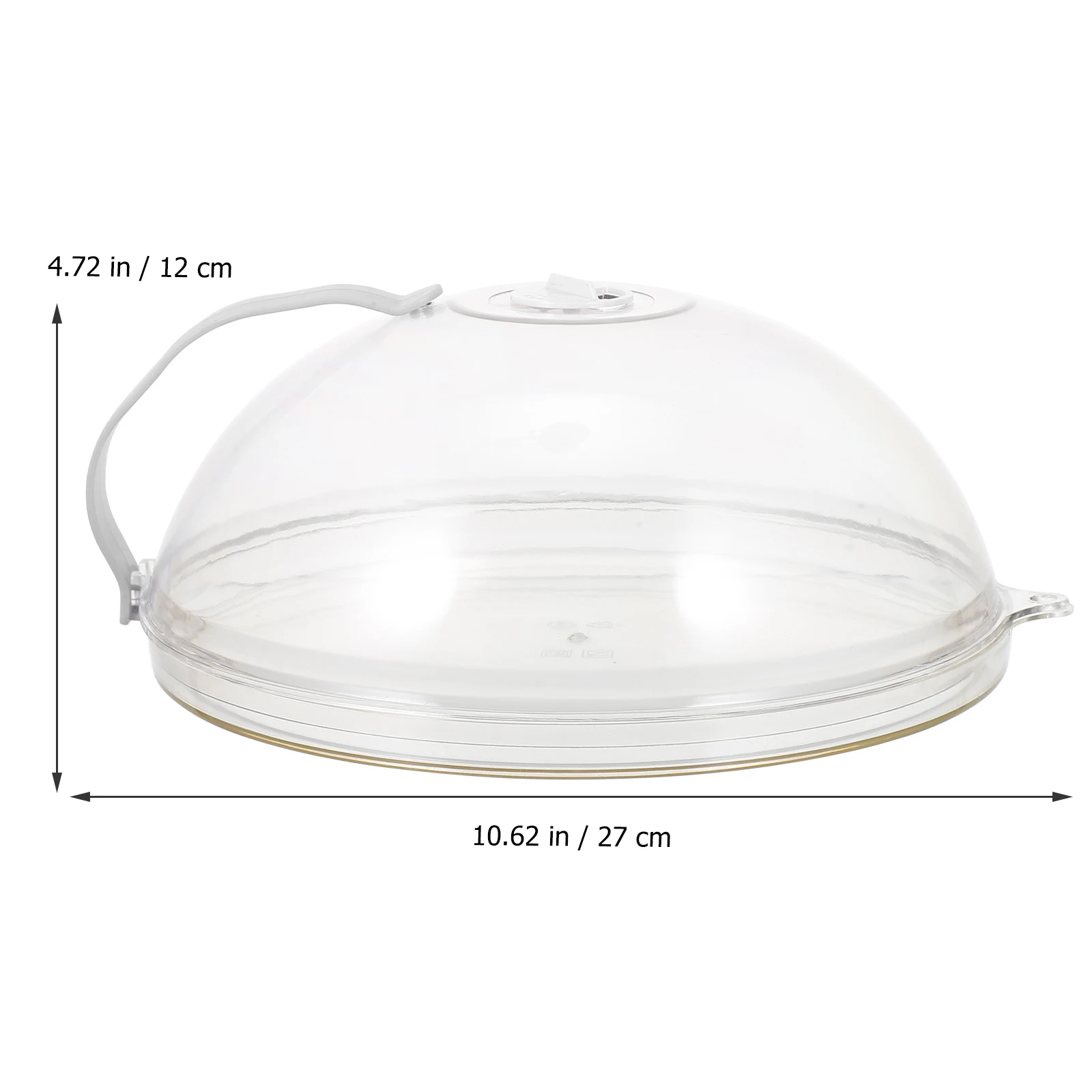 

Microwave Splatter Cover With Handles Steam Vents Pp Material Plate Dish Reheating Cooking Aid Kitchen Tool Lid Guard