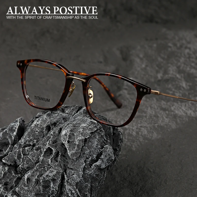 Top Quality Fashion Design Exquisite colorful Round Titanium Prescription Glasses Frame Men Women Myopia Optical Vintage Eyewear